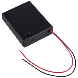 4 x AAA Battery Holder with Switch and 6" Leads
